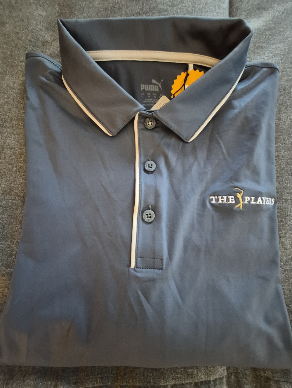 NWT Puma Mattr Bridges The Players Championship Performance Polo Blue - L